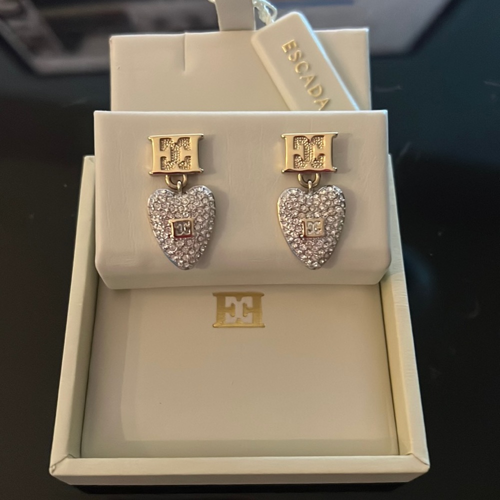 ESCADA Swarovski Chrystal Earrings